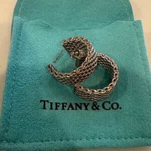 Tiffany & Co. Somerset mesh hoop Earrings
